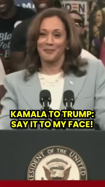 SAY IT TO MY FACE: Kamala THROWS