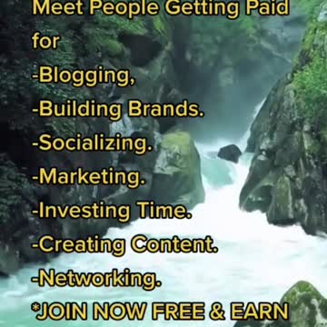 Relaxing Waterfall River Lake Mountain Stream