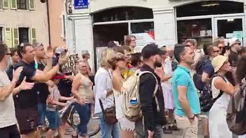 Manifestation Annecy le 24 07 2021