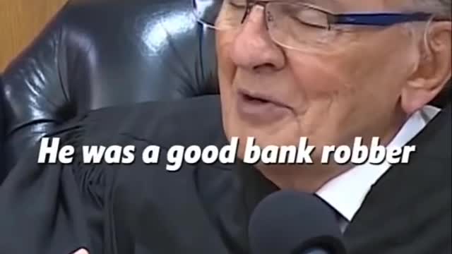 Judge and Bank Robber speaks about the robberies
