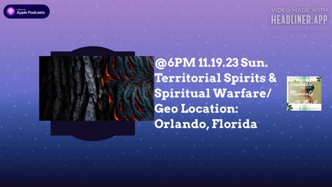 Territorial Spirits & Spiritual Warfare/Geolocation:Orlando, FL