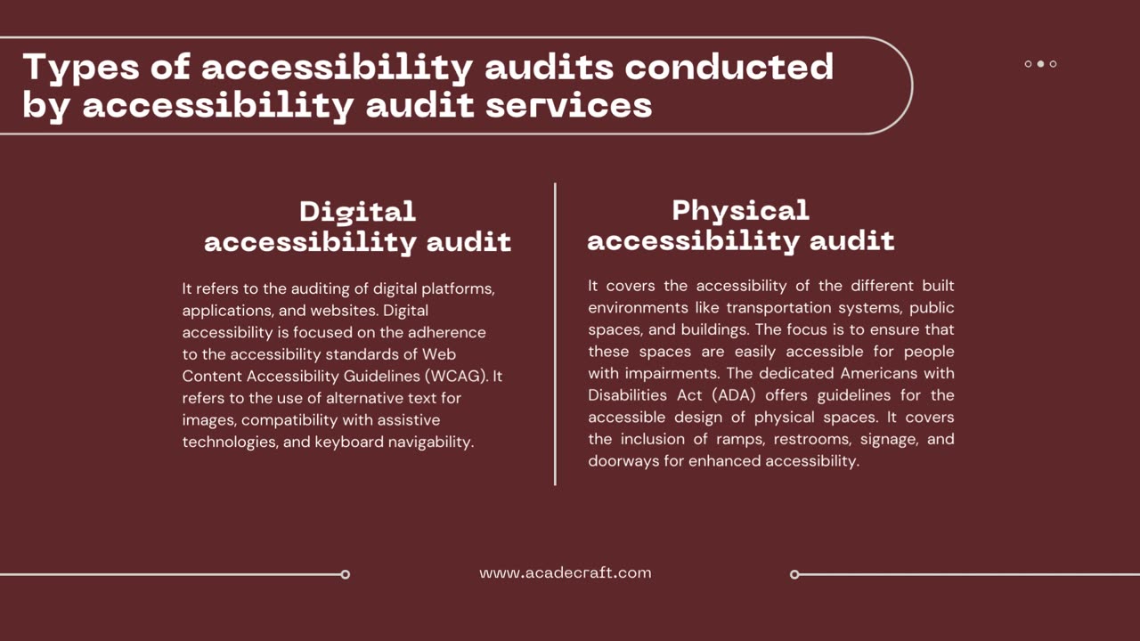 Expert insights on accessibility audit services