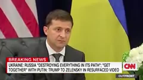 Zelensky's reaction to Trump's 2019 remark gets renewed attention