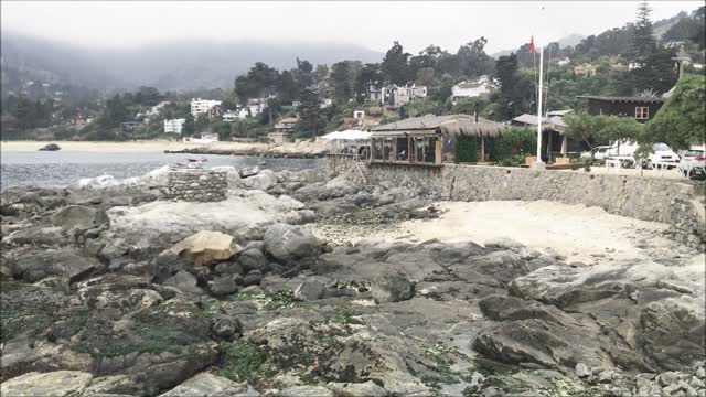 Zapallar beach in Chile