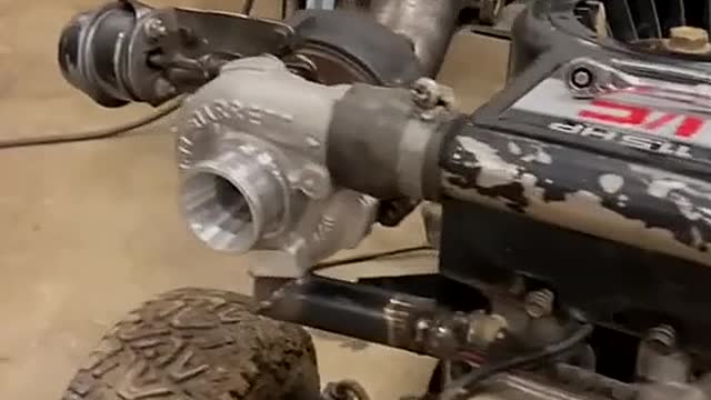 It would be perfect to install a small turbocharger.