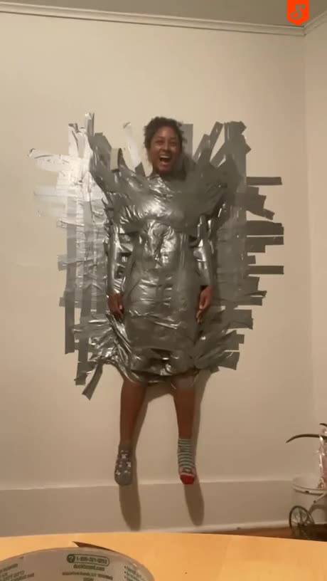 KidsTape Their Mum on the WALL!! #familytime #familyfun #funnymoments