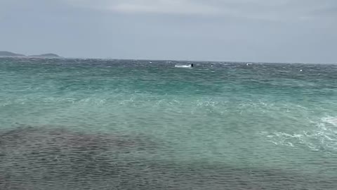 Kitesurfer Gets Some Serious Air During Storm