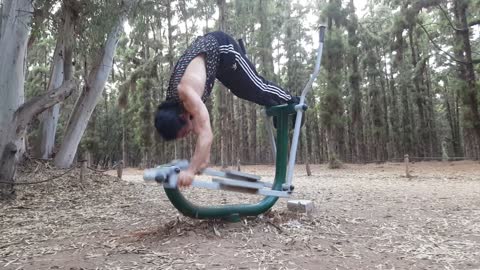 Athlete Finds a New Way to Work Out