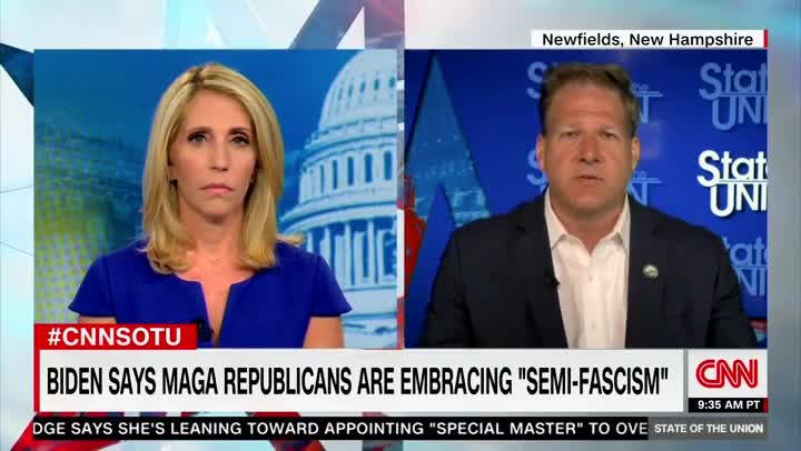 CNN’s Bash Presses Chris Sununu: You Don’t See Elements of Fascism in Your Party at All?