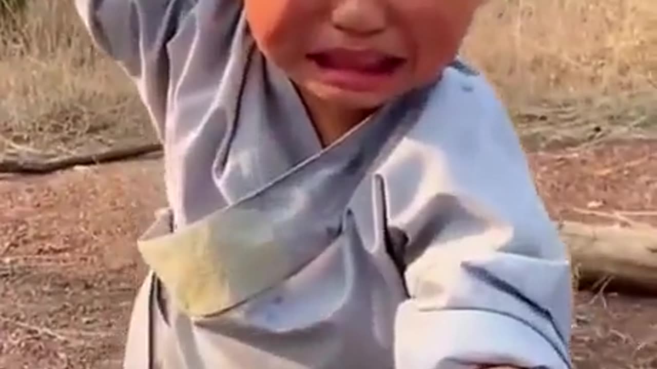 A little fighter. Training is everything