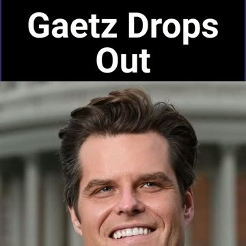 Gaetz Drops Out Of AG Contention