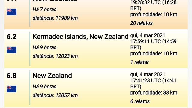 Earthquakes, terremotos, Erdbeben, tremblements de terre...