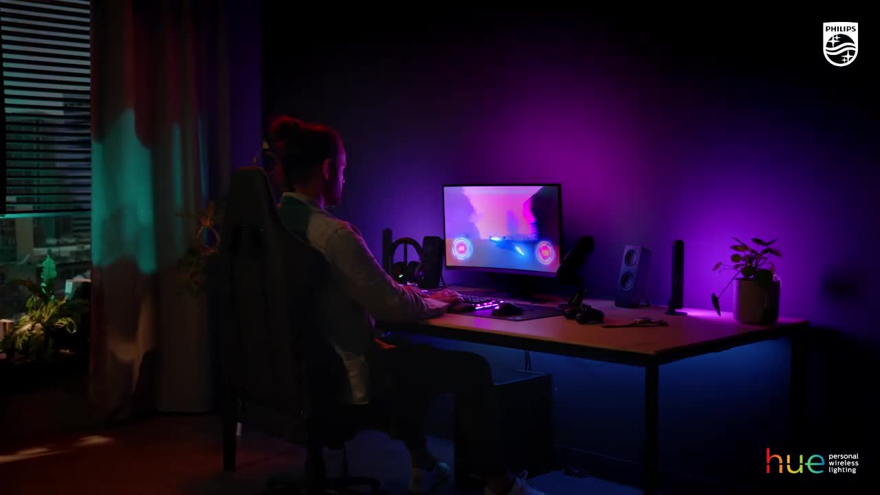 Philips Hue Play Gradient Lightstrip für einen Monitor