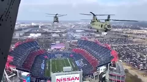 the best way to see #Nashville and the Titans is from the air!