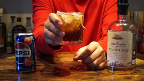 Kalifornia Distilling Peach Pie Liqueur & Pepsi Peach