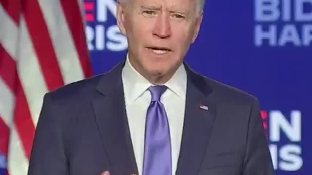 BIDEN: Voters have “mandate for action on COVID, the economy, climate change, systemic racism”