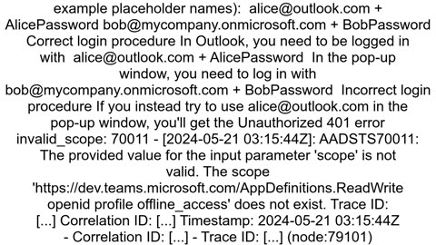 Outlook add on sideloading fails because of unauthorized access