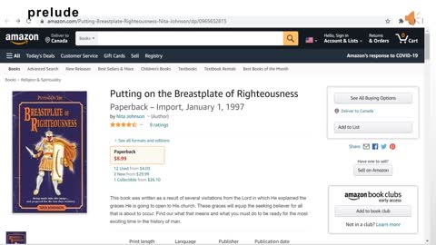 Introduction to Putting on the breastplate of Righteousness (Nita Johnson)