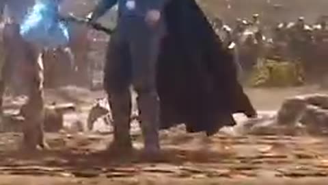 Thor's entry in wakanda battle