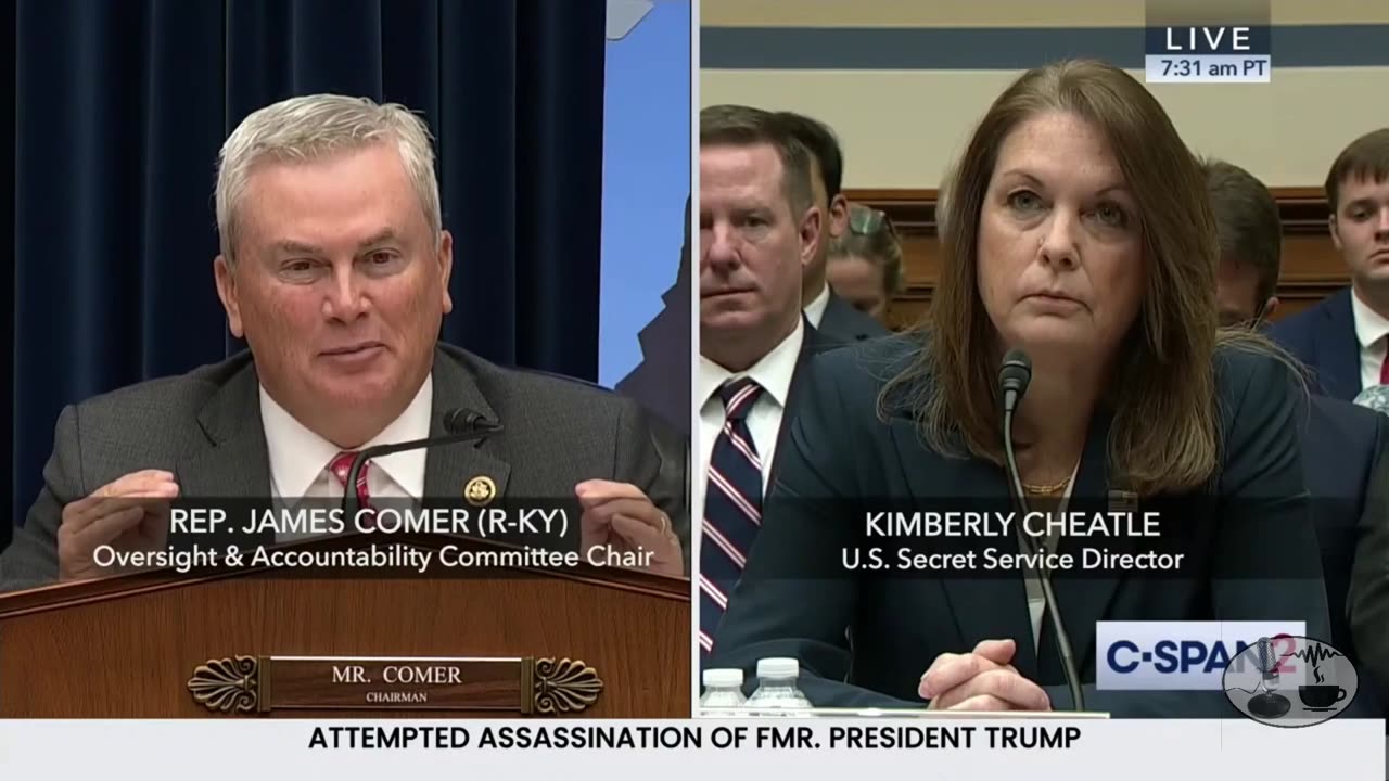 Rep. James Comer (R-KY): Why Was Secret Service Agent Not on The Roof?