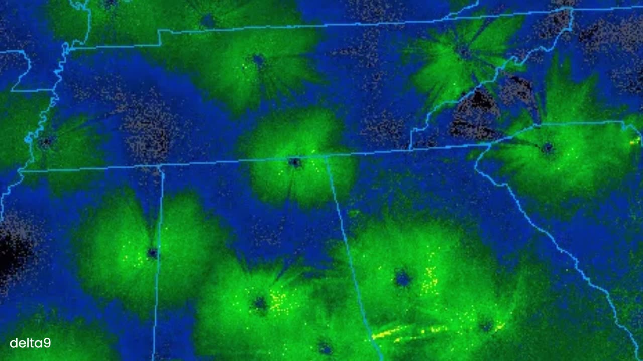 radar anomalies persisted in the gulf as milton approached land