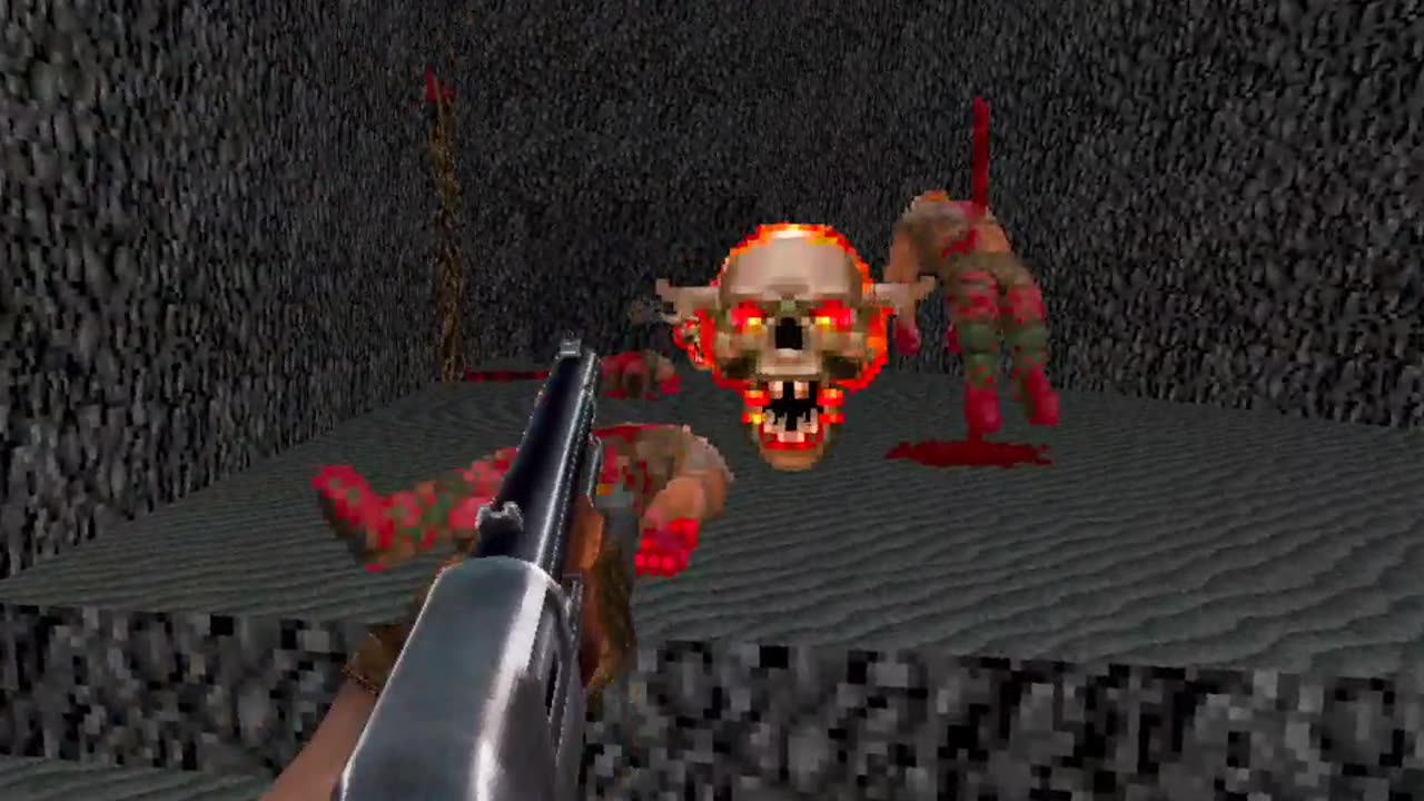 VR Doom - E3M2 Slough of Despair - QuestZDoom