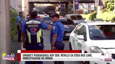 Umano'y pagkakahuli kay Sen. Revilla sa EDSA bus lane, iimbestigahan ng MMDA