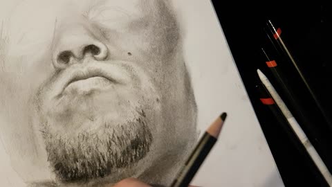 Nate Diaz Drawing Time Lapse 2