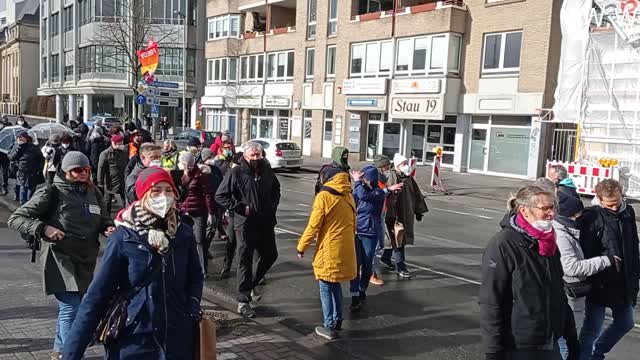 19.02.2022 Oldenburg Kundgebung und Aufzug
