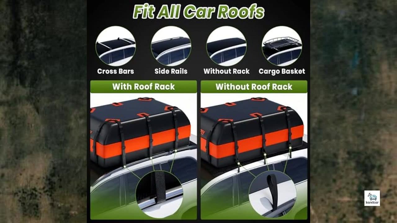 Review - 21 Cubic Feet Car Rooftop Cargo Bag Carrier