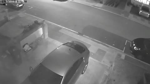 A Security Footage Captures Something That Appears To Be A Ghost Of A Child