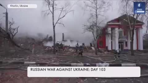 Russia targeting civilian infrastructure in Ukraine. The 103rd day of war