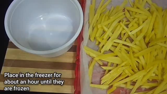 Easy way on how to cook french fries