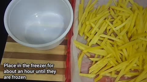 Easy way on how to cook french fries