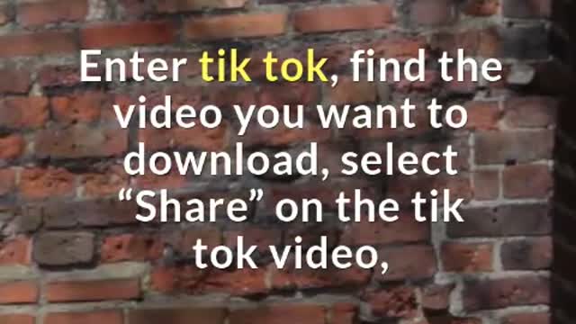 How to Download tik tok Videos Android