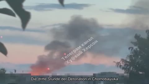 ️Die dritte Stunde der Detonation in Chornobayivka