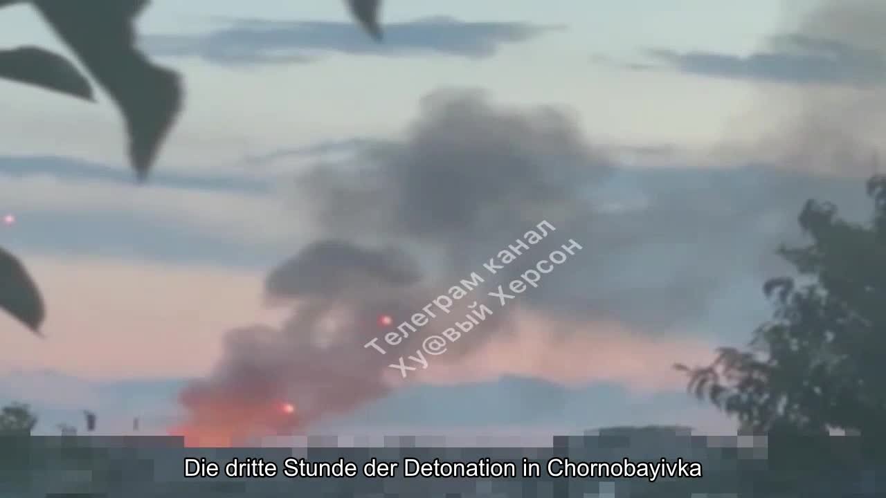 ️Die dritte Stunde der Detonation in Chornobayivka