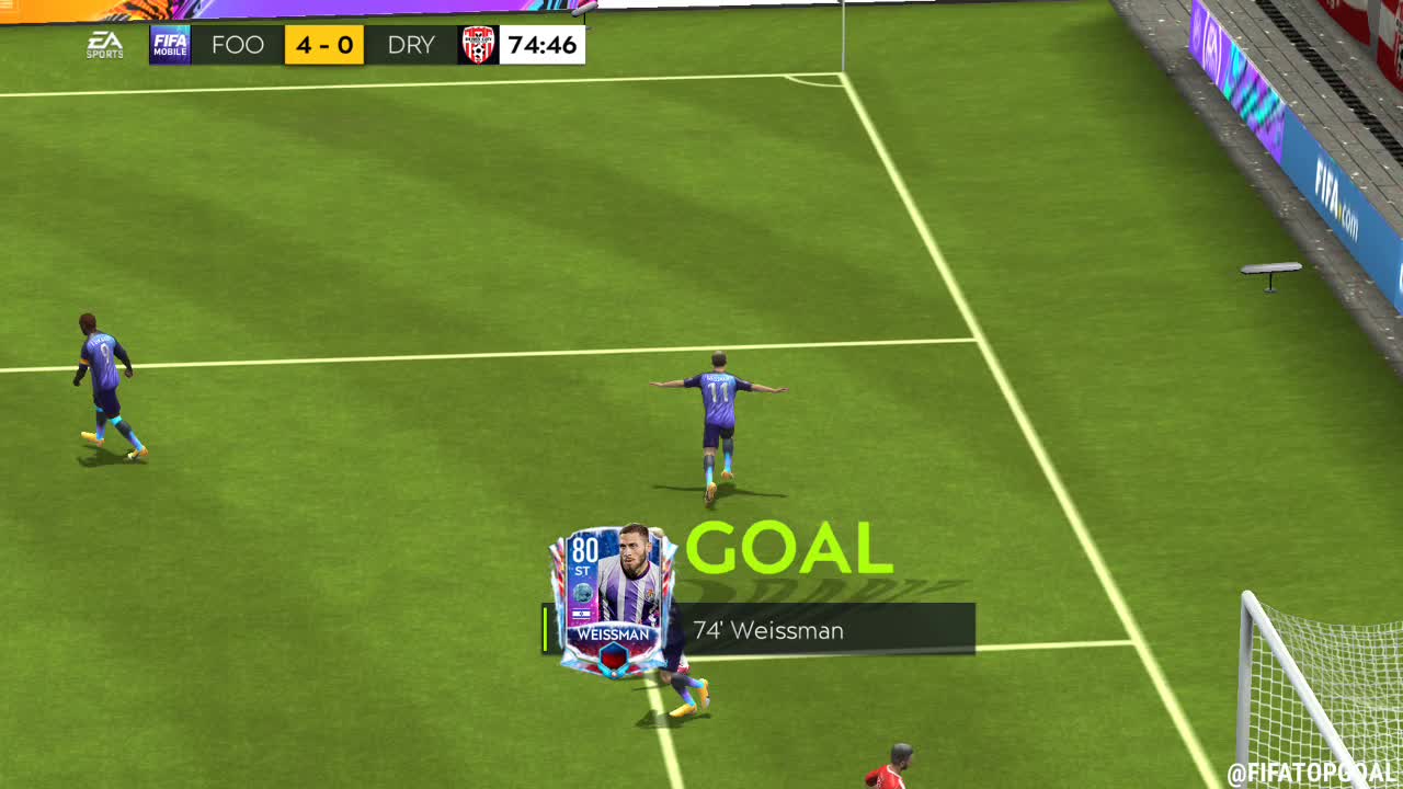 FUNNY GOAL FIFA MOBILE AND UNLOCKED NEW PLAYER