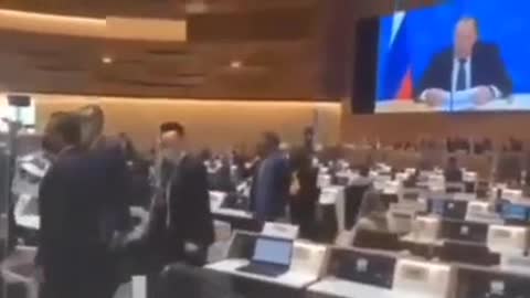 hanno lasciato la sala del Consiglio per i diritti umani delle Nazioni Unite