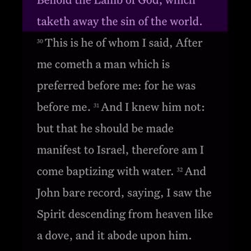 Morning Prayer 352: John 1:29