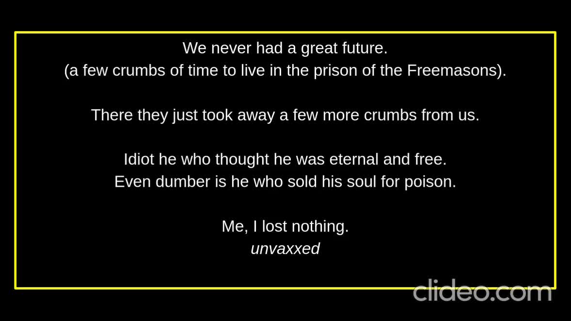 unvaxxed - I lost nothing