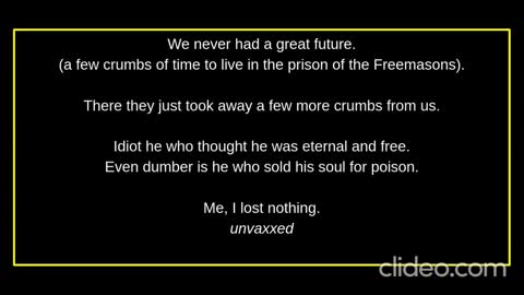 unvaxxed - I lost nothing