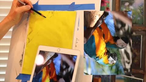Upside Down Drawing! How to Begin a Painting with an Accurate Drawing