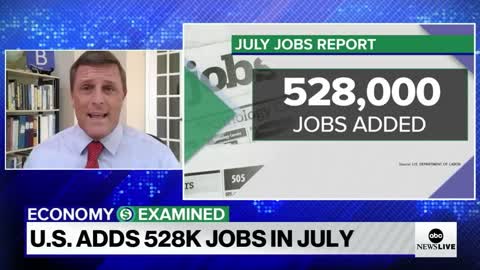 What July’s monster jobs report means for the wider economy l ABCNL