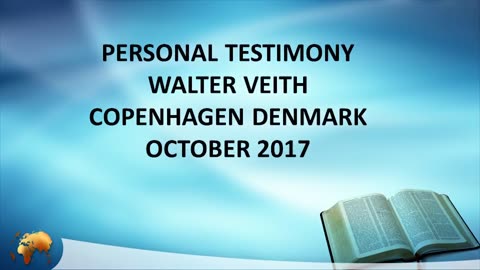 Walter Veith’s Personal Testimony - Denmark October 2017