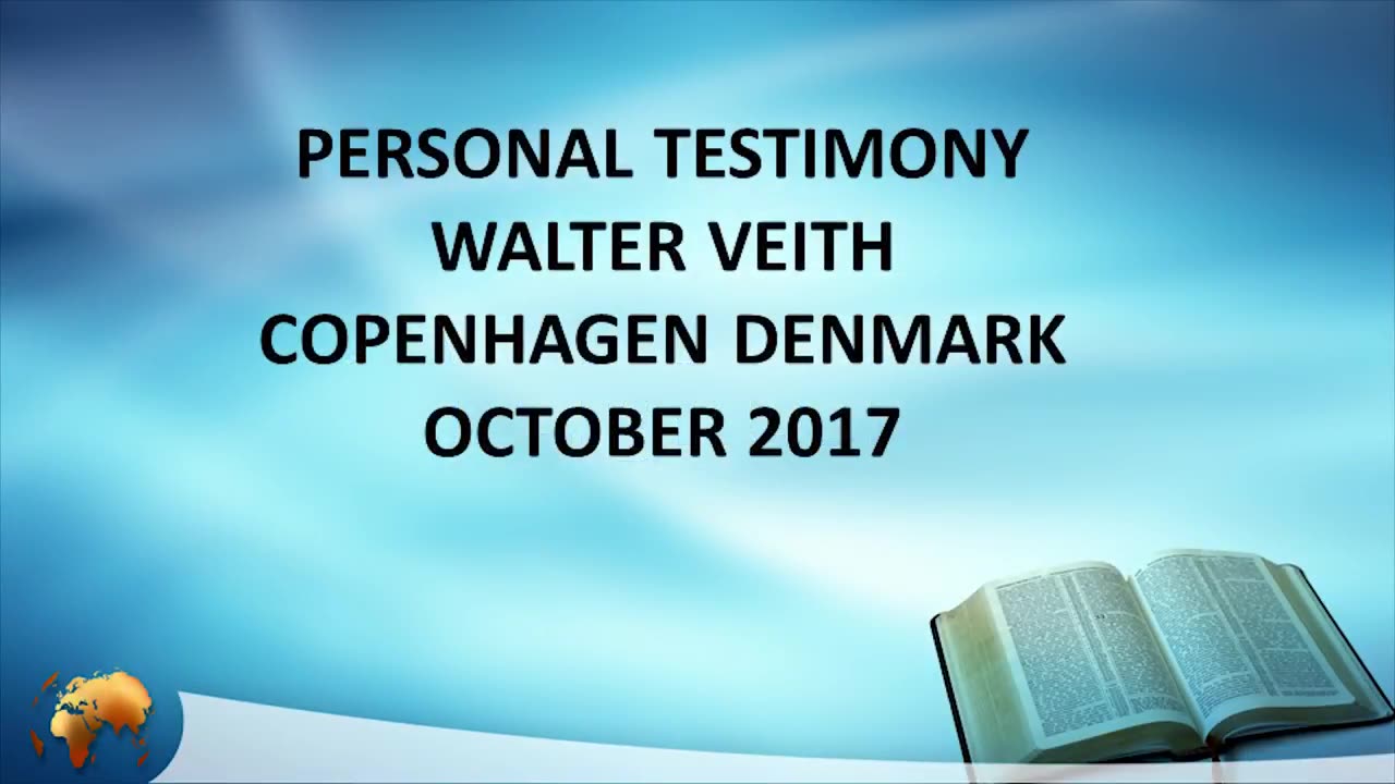 Walter Veith’s Personal Testimony - Denmark October 2017