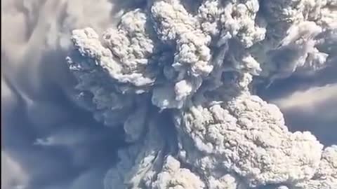 Indonesia's Mount Sinabung volcanic eruption