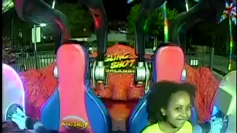 Very Funny video Ethiopian Mom and daughter freak out during Orlando Slingshot ride