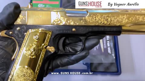 Arma importada Colt 1911 45 Gold