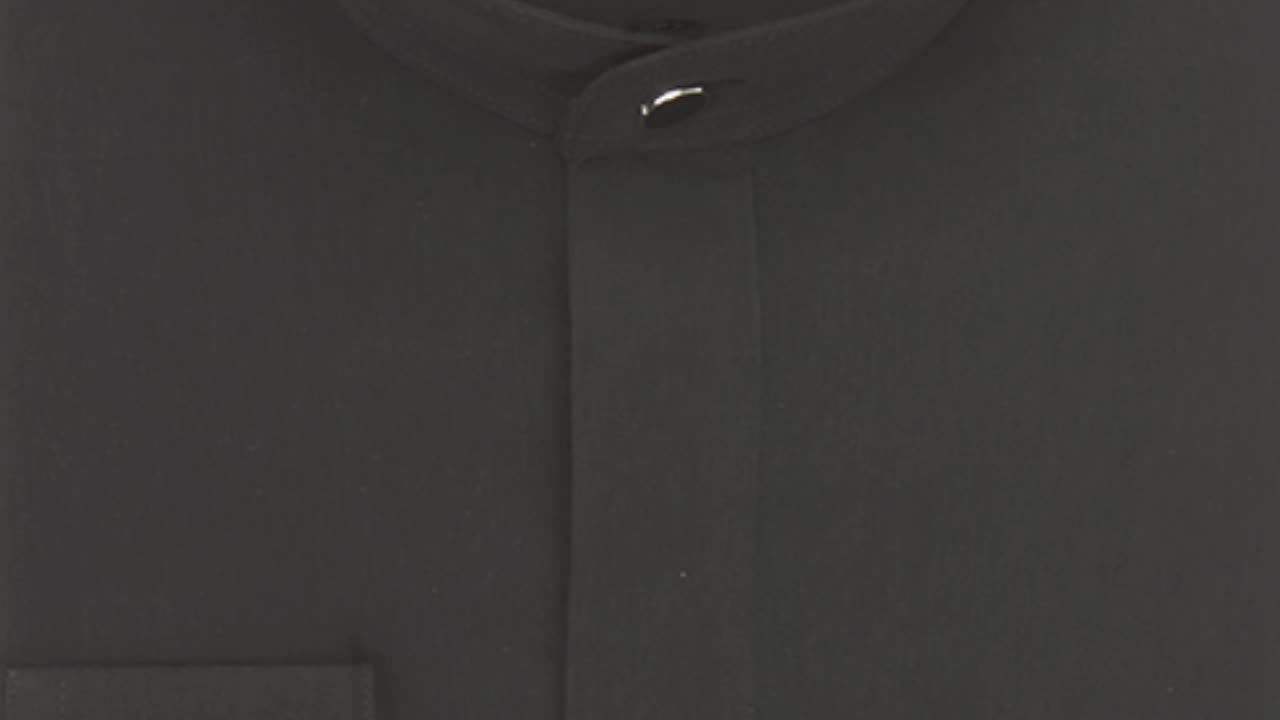 "Modern Charm: Banded Collar Shirt from